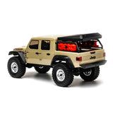 1/24 SCX24 Jeep JT Gladiator 4X4 RTR Brushed Rock Crawler (Battery & Charger Included), Beige