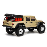 1/24 SCX24 Jeep JT Gladiator 4X4 RTR Brushed Rock Crawler (Battery & Charger Included), Beige