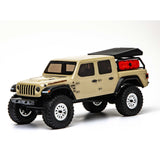 1/24 SCX24 Jeep JT Gladiator 4X4 RTR Brushed Rock Crawler (Battery & Charger Included), Beige