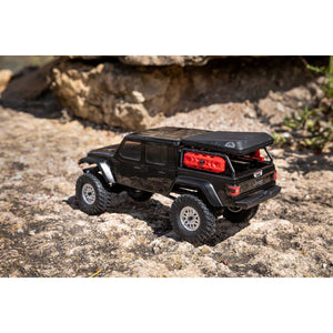 SCX24 Jeep Gladiator 4WD Rock Crawler RTR, Black