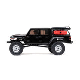 SCX24 Jeep Gladiator 4WD Rock Crawler RTR, Black