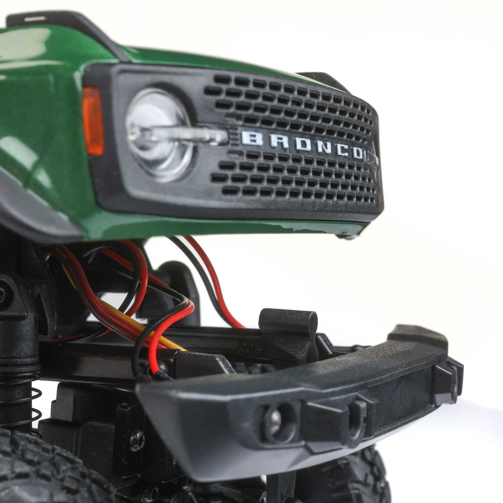 Axial 1/24 SCX24 Ford Bronco 4X4 RTR Brushed Rock Crawler (Battery & Charger Included), Green