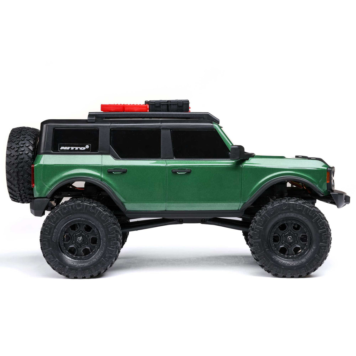 Axial 1/24 SCX24 Ford Bronco 4X4 RTR Brushed Rock Crawler (Battery & Charger Included), Green