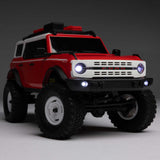 Axial 1/24 SCX24 Ford Bronco Heritage Edition 4X4 RTR Brushed Rock Crawler (Battery & Charger Included), Red