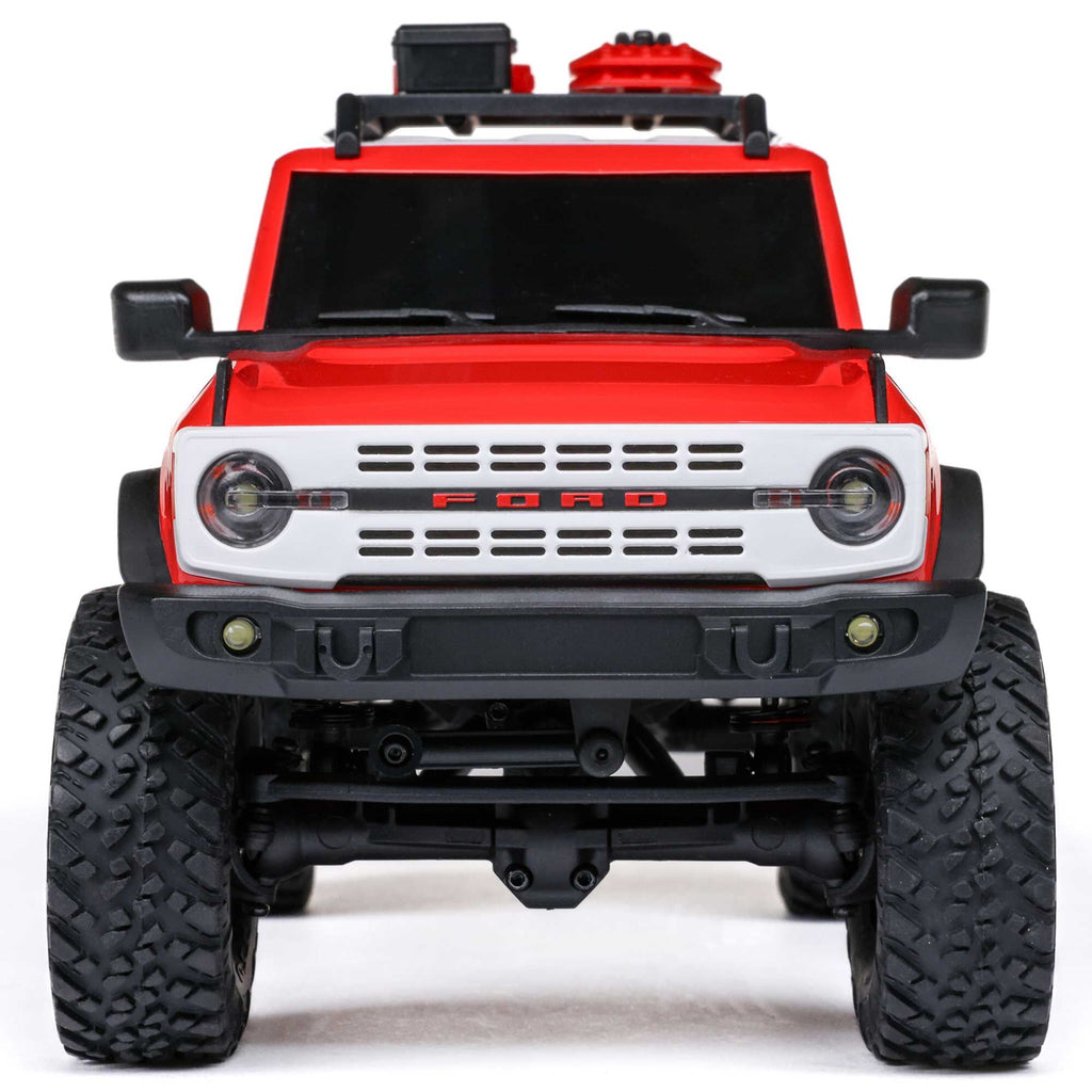 Axial 1/24 SCX24 Ford Bronco Heritage Edition 4X4 RTR Brushed Rock Crawler (Battery & Charger Included), Red