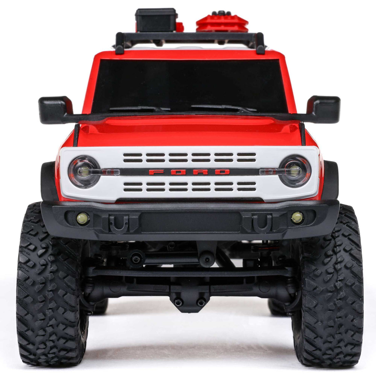 Axial 1/24 SCX24 Ford Bronco Heritage Edition 4X4 RTR Brushed Rock Crawler (Battery & Charger Included), Red