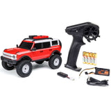 Axial 1/24 SCX24 Ford Bronco Heritage Edition 4X4 RTR Brushed Rock Crawler (Battery & Charger Included), Red
