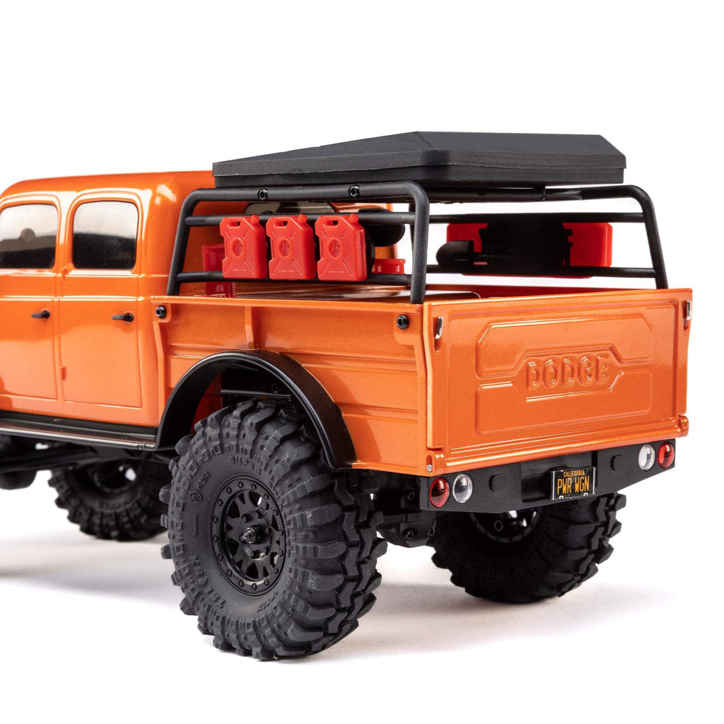 Axial SCX24 40's 4 Door Dodge Power Wagon, Orange:1/24 4WD-RTR