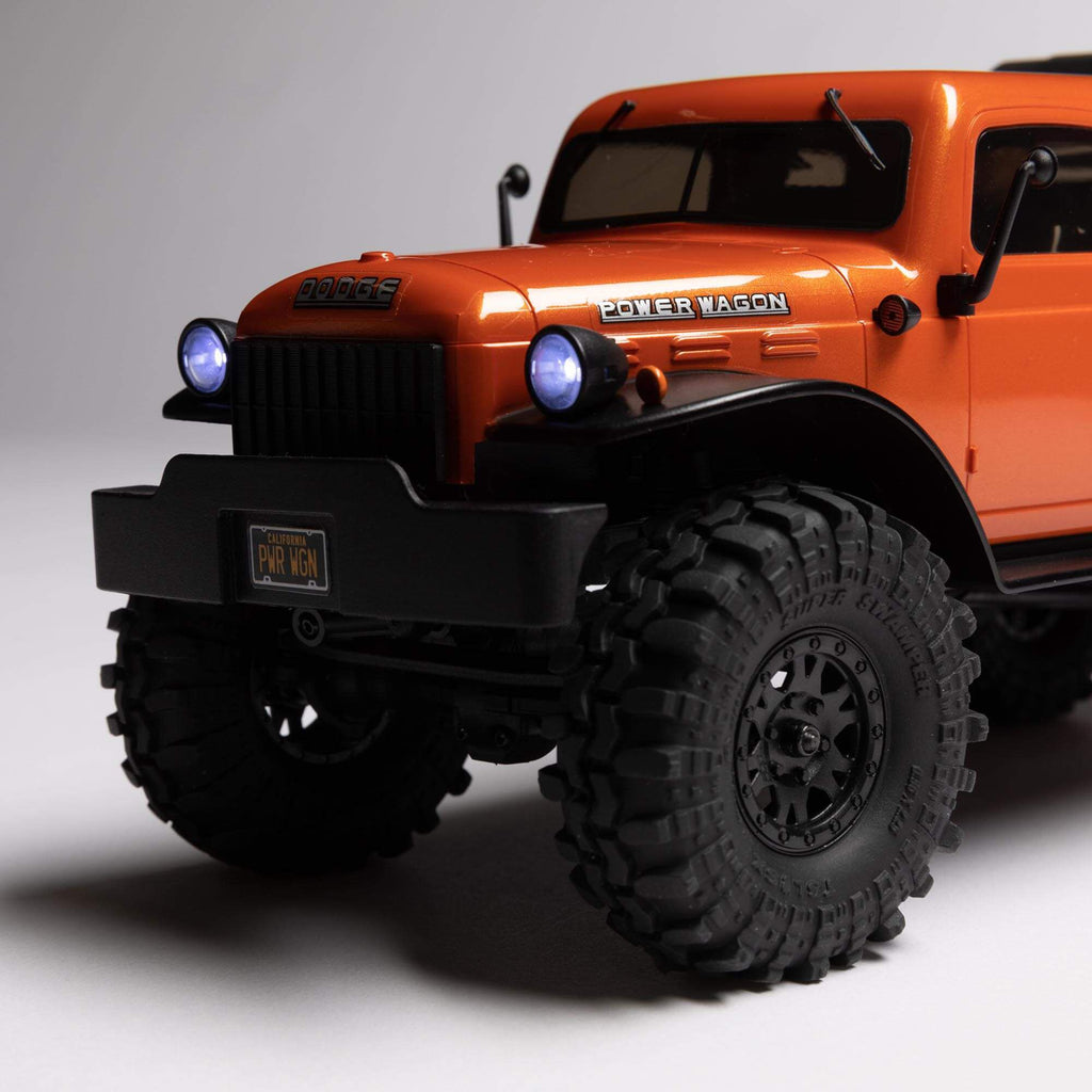 Axial SCX24 40's 4 Door Dodge Power Wagon, Orange:1/24 4WD-RTR