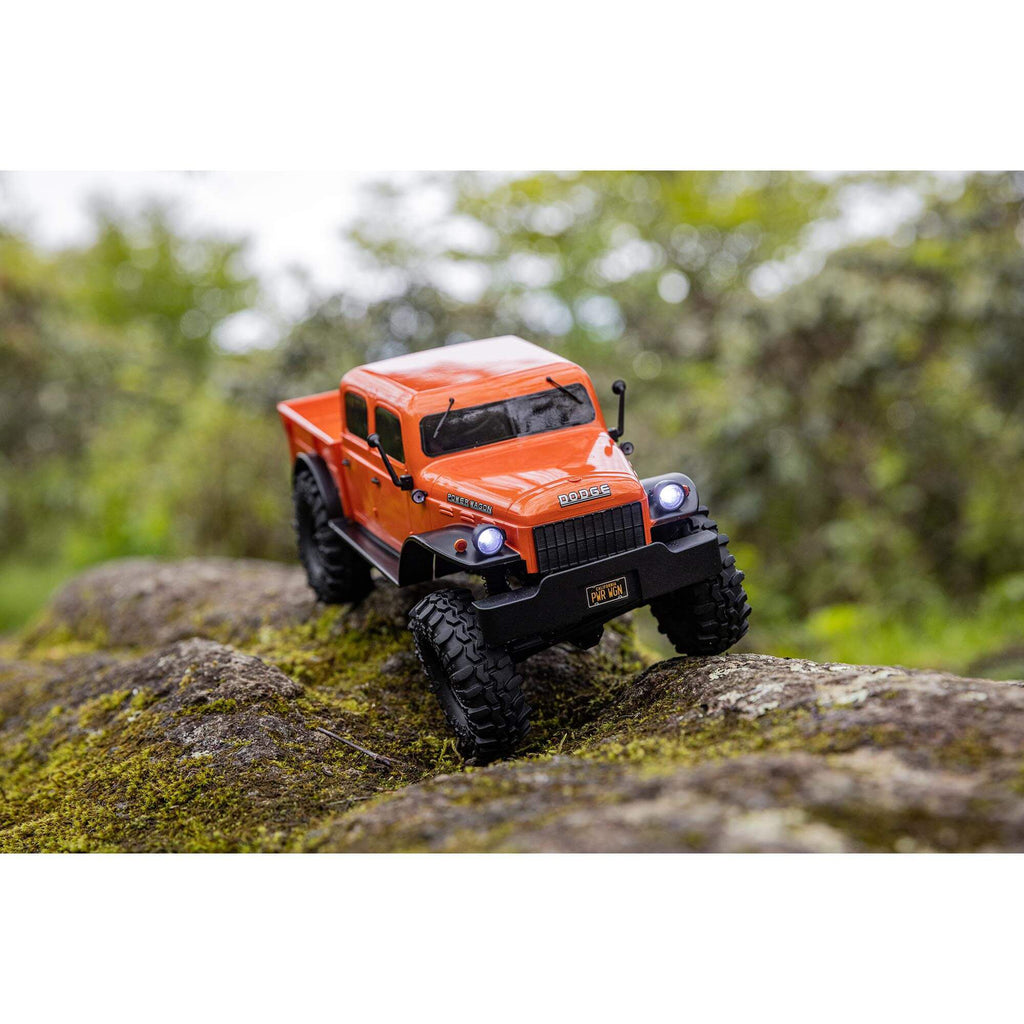 Axial SCX24 40's 4 Door Dodge Power Wagon, Orange:1/24 4WD-RTR