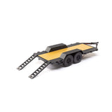 SCX24 Flat Bed Vehicle Trailer with LED Taillights:1/24th