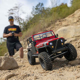 1/10 SCX10 III Jeep CJ-7 4WD Brushed RTR, Red