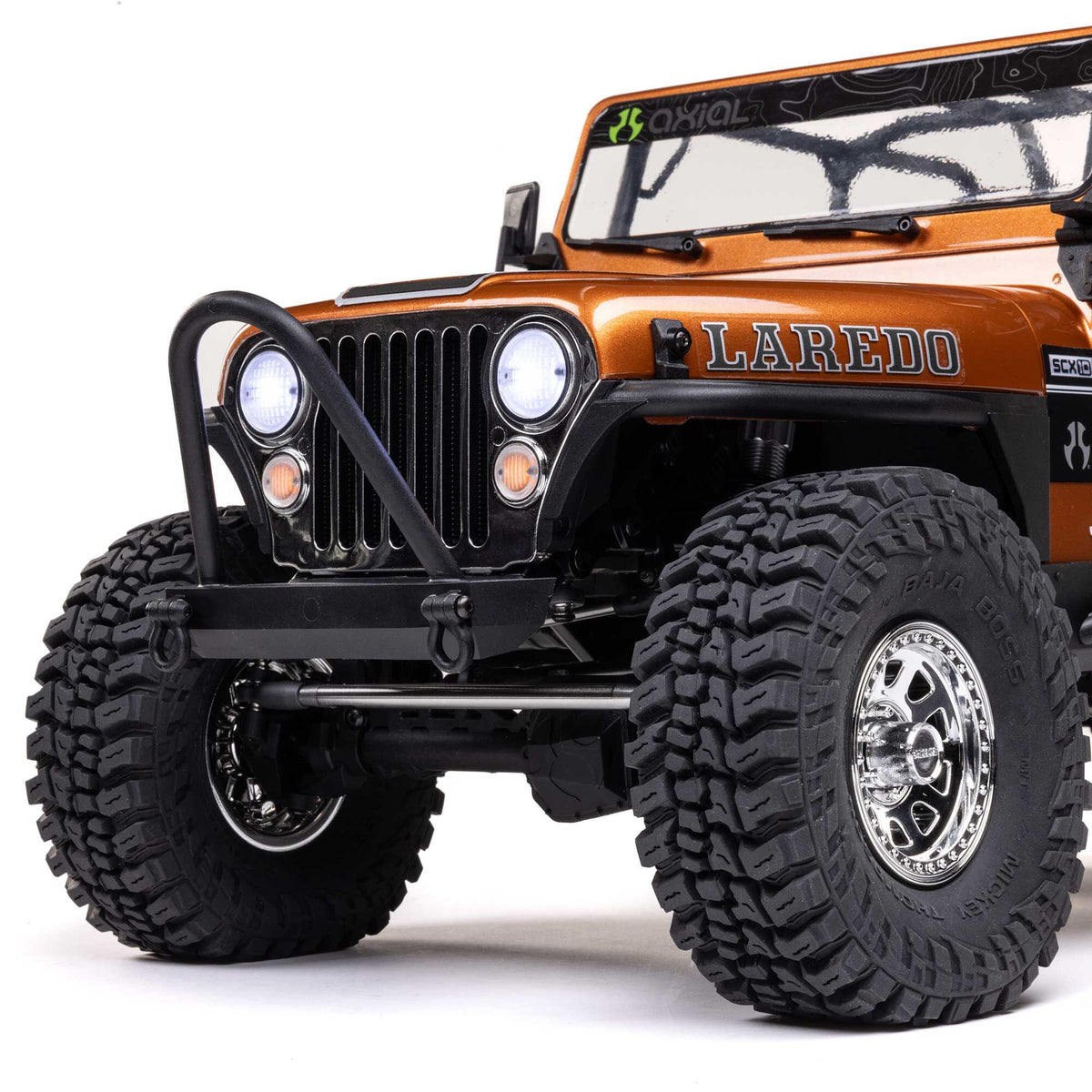 Axial 1/10 SCX10 III Jeep CJ-7 4X4 RTR Brushed Rock Crawler, Copper
