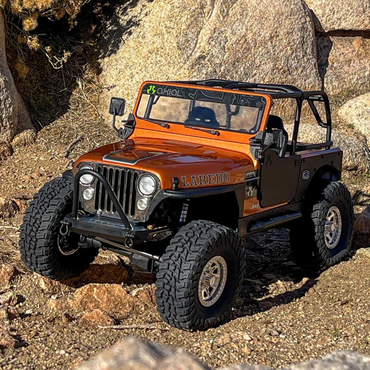 Axial 1/10 SCX10 III Jeep CJ-7 4X4 RTR Brushed Rock Crawler, Copper