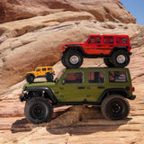 1/6 SCX6 Jeep JLU Wrangler 4WD Crawler RTR: Green