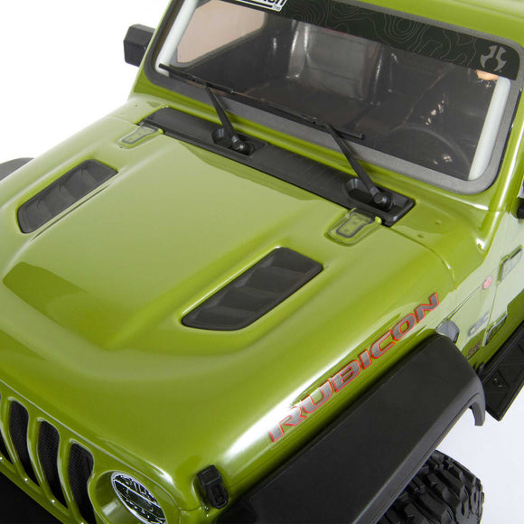 1/6 SCX6 Jeep JLU Wrangler 4WD Crawler RTR: Green