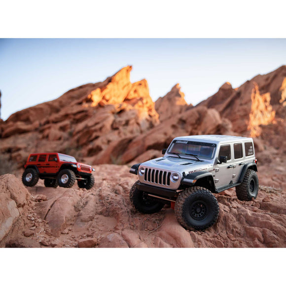 1/6 SCX6 Jeep JLU Wrangler 4WD Crawler RTR: Silver