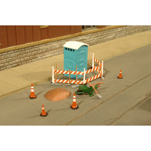 HO Building Site Accessories
