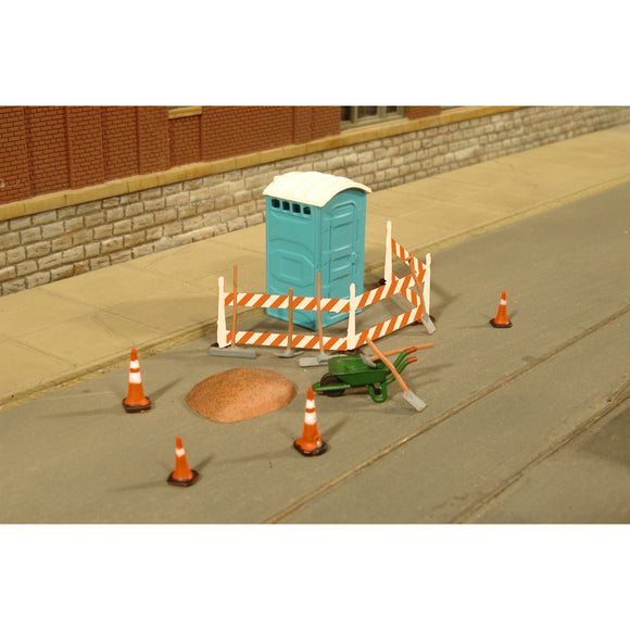 HO Building Site Accessories