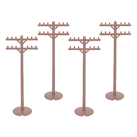 HO Telephone Poles (12)