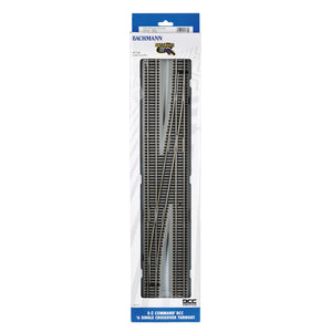 HO NS EZ Command #6 Right-Hand Crossover with DCC