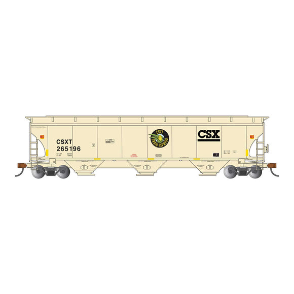 HO Trinity 5161 3-Bay Covered Hopper - CSX® #265196