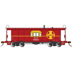 HO Bay Window Caboose with Roof Walk SF