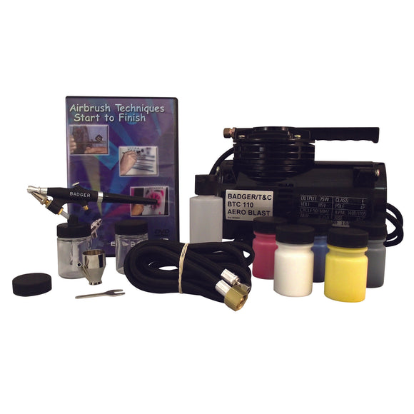 350 Airbrush Starter Set with BTC 110 Compressor