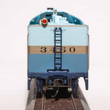 HO Blue Goose Locomotive with Paragon4, ATSF #3460 (on tender)