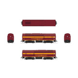 HO RF-16 Sharknose Locomotive A/B DMIR 728 / 729 Maroon & Yellow with Paragon4