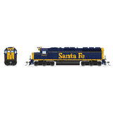 HO EMD SD45 Locomotive, ATSF 5615, Bookend Scheme with Paragon 4