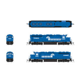 HO EMD SD45 Locomotive, Conrail 6143, Conrail Blue with Paragon 4
