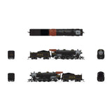 N Light Pacific 4-6-2 Steam Locomotive, FRISCO 1057, with Paragon4
