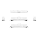 HO Cryogenic Tank Car, Unlettered, White, Type C