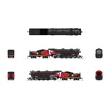 N Heavy Pacific 4-6-2 Steam Locomotive, ATSF 3449 Warbonnet