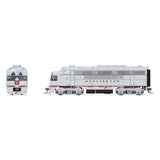 HO EMD F3A Locomotive, CBQ 9960C, Aluminum Black Stripes with Paragon4