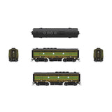 HO EMD F3B Locomotive, NP 6504C, Streamliner Scheme with Paragon4