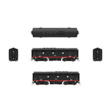 HO EMD F3B Locomotive, SP 537, Black Widow with Paragon4