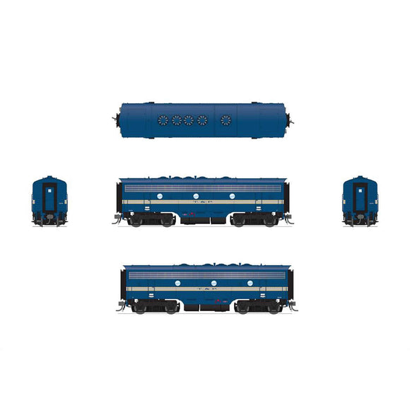 HO EMD F7 Locomotive A/B Set, T&P 1526 / 1517B, Eagle Scheme with Paragon4
