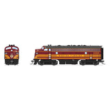 HO EMD F7A Locomotive, B&M 4266, Maroon & Imitation Gold with Paragon4