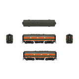 HO EMD F7B Locomotive, GN 454C, As-Delivered Empire with Paragon4
