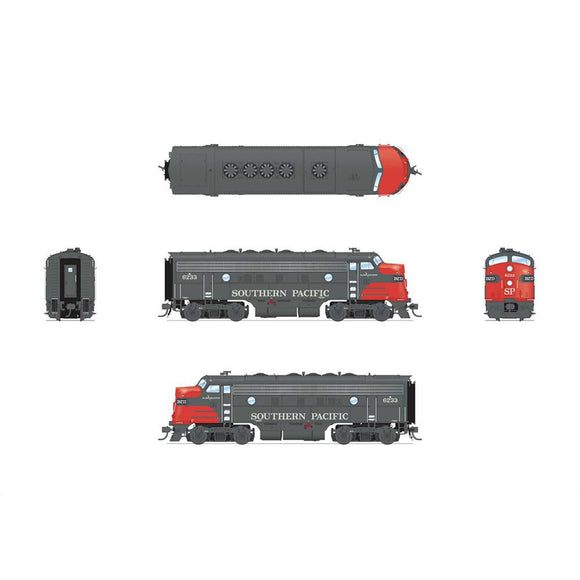 HO EMD F7A Locomotive, SP 6295, Bloody Nose with Paragon4