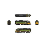 HO EMD F3A Locomotive, NP 6504A, Streamliner Scheme