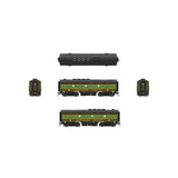 HO EMD F3B Locomotive, NP 6504C, Streamliner Scheme