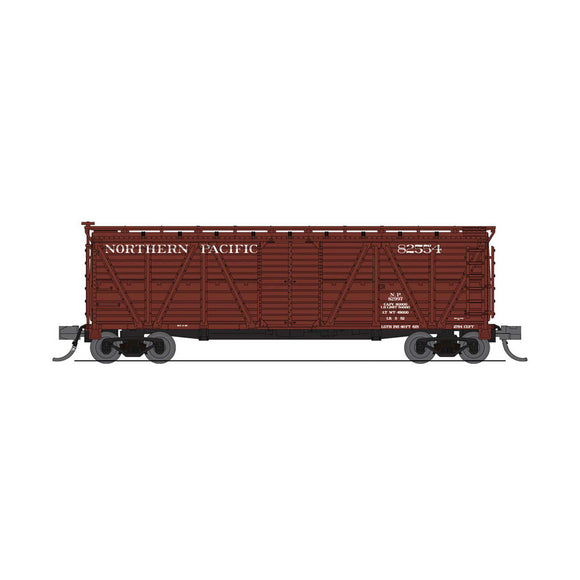 N 40' Wood Stock Car, NP 82554, Cattle Sounds
