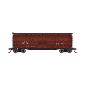 N 40' Wood Stock Car, ATSF 52240, Mule Sounds