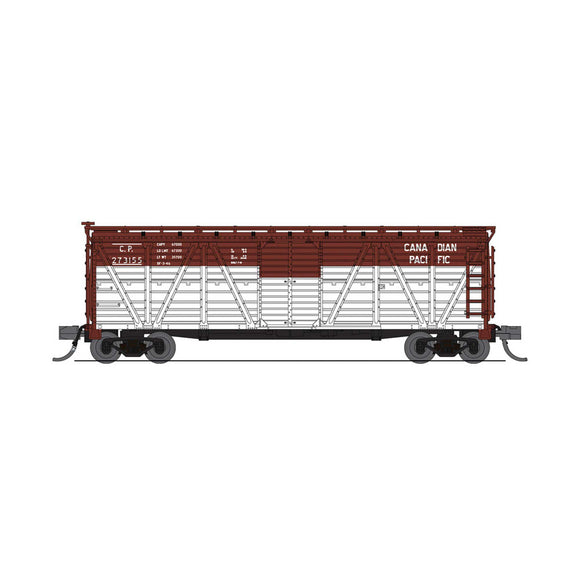 N 40' Wood Stock Car, CP 273190, Mule Sounds