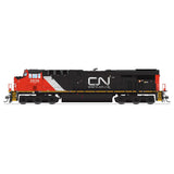 HO GE ES44AC Locomotive with DCC & Sound, CN #2836 Website Scheme,