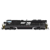 HO EMD SD70ACe Locomotive, NS 1047 Black / White