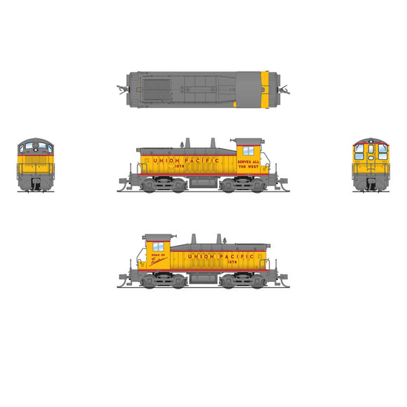 EMD NW2 Switcher, UP 1078, Road of the Streamliners w/ Gray Trucks, Paragon4 Sound/DC/DCC, N